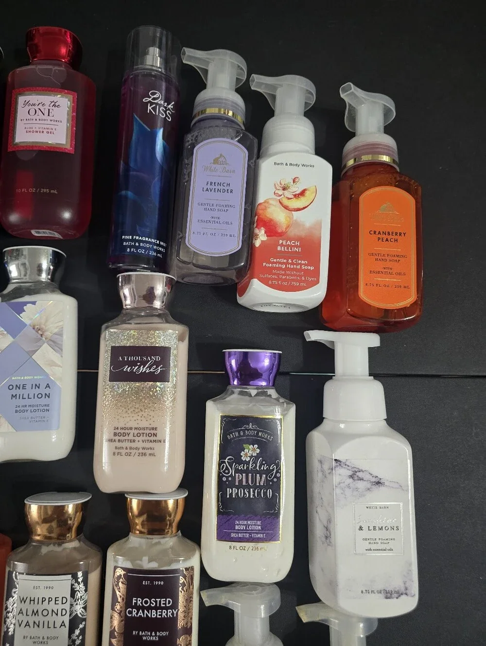 Large Bath And Body Works Bundle Lot Of 23, Body Lotion, Body Wash, Hand Soap